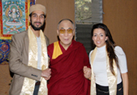 Ali Malik, His Holiness the XIV Dalai Lama & Moran Cohen